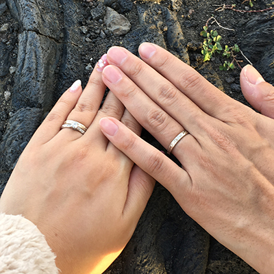 結婚指輪・マリッジリングなら手彫オーダーメイド ハワイアン 