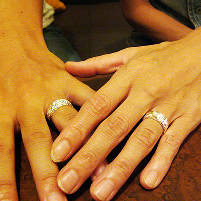 ハワイアンジュエリー 結婚指輪 マリッジリング